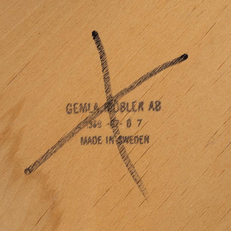 Åke Axelsson, four 'Bohem' chairs, Gemla, Sweden, 1989.