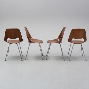 ALFREDO HÄBERLI, four 'Jill' chairs, Vitra, 2012.