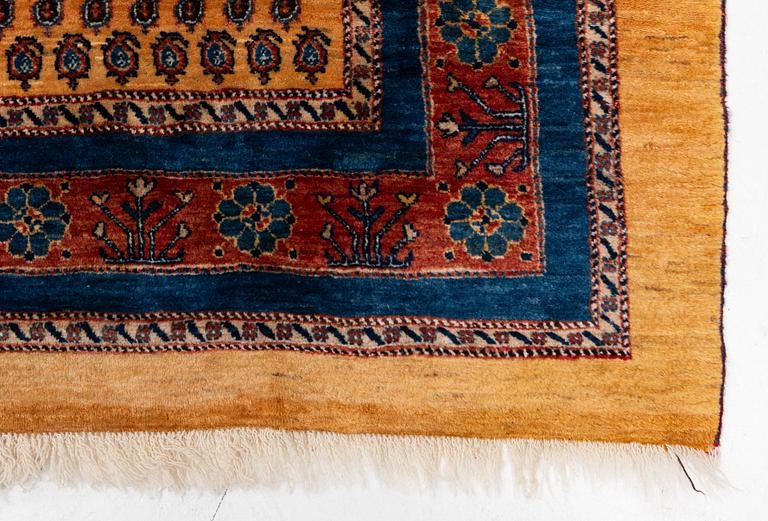 An oriental 'garden' carpet of Safavid design probably from the Shiraz area, Iran, c 343 x 254 cm.
