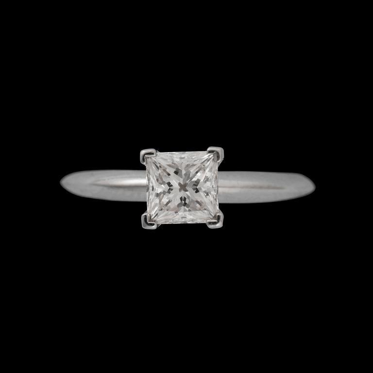 A Tiffany & Co diamond, 0.70 ct, ring.