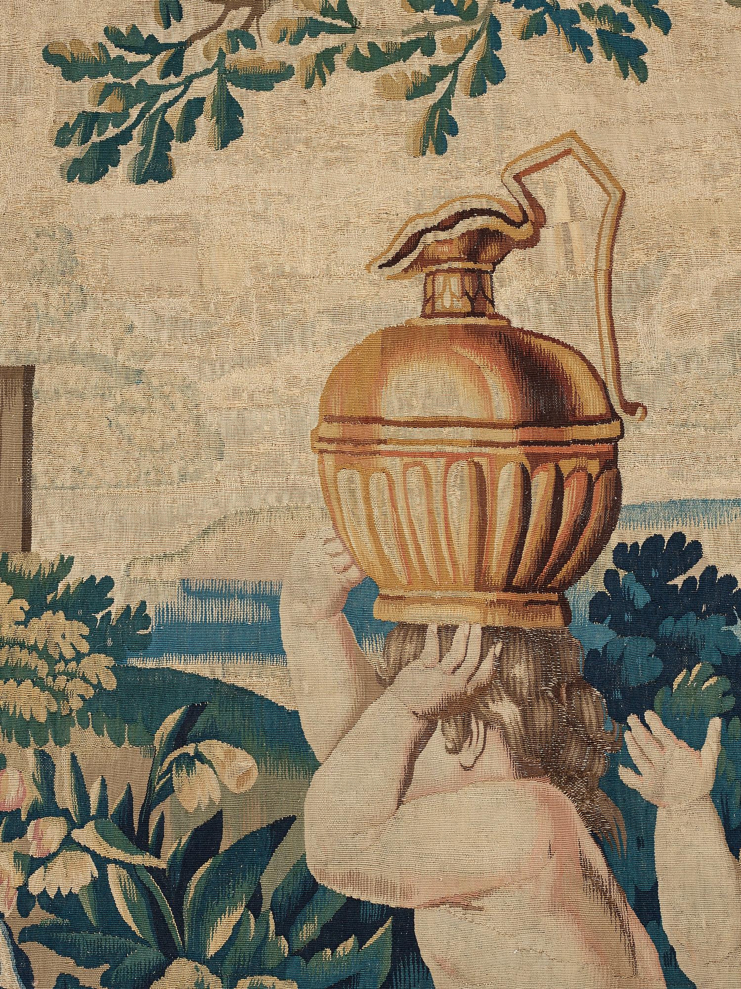 A TAPESTRY, tapestry weave, "Water" part of "The Four Elements", ca 231,5 x 252,5 cm, Flanders 17th century.