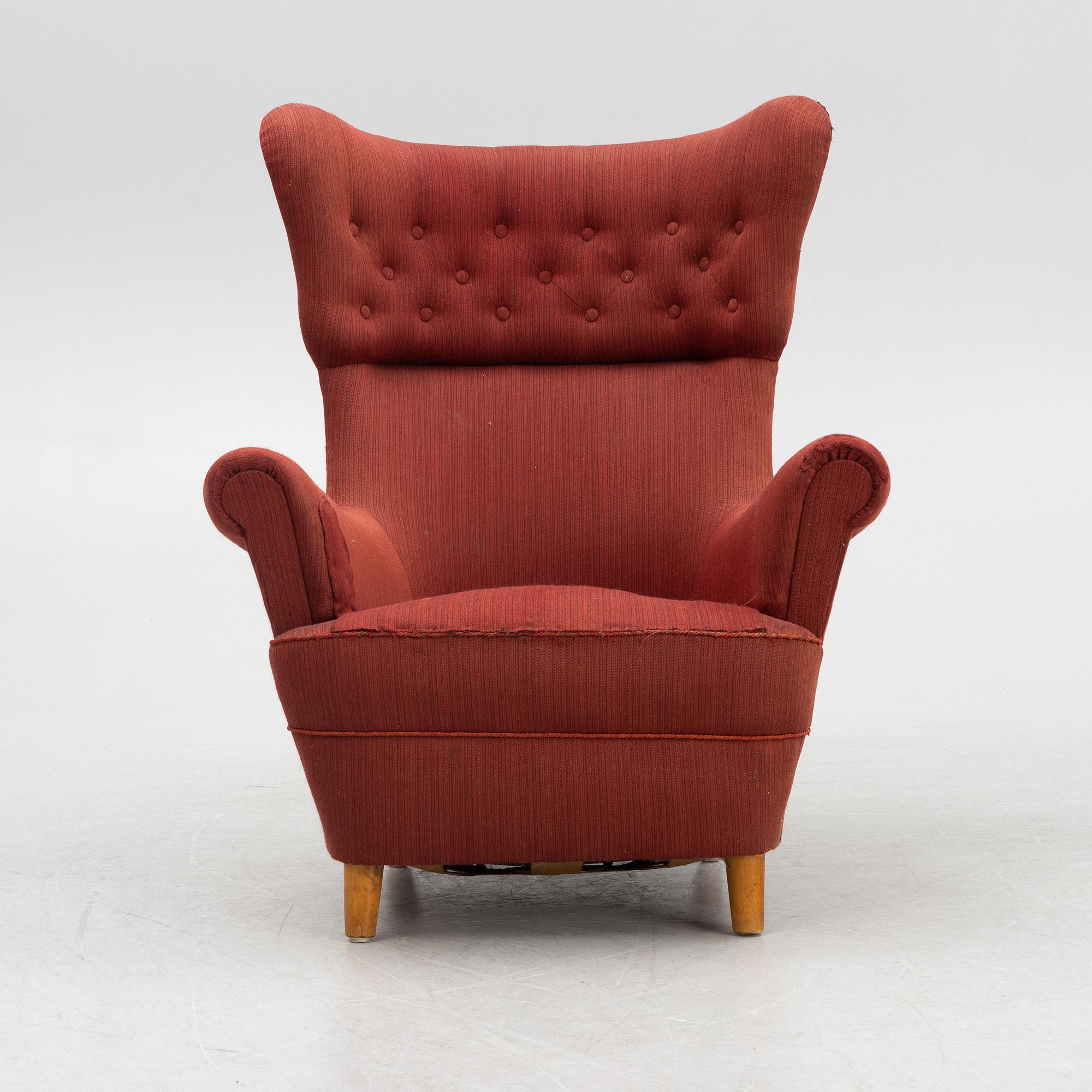 Fåtölj, Swedish modern, 1900-talets första hälft.