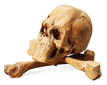 194. Axel Petersson Döderhultarn, Skull and bones.