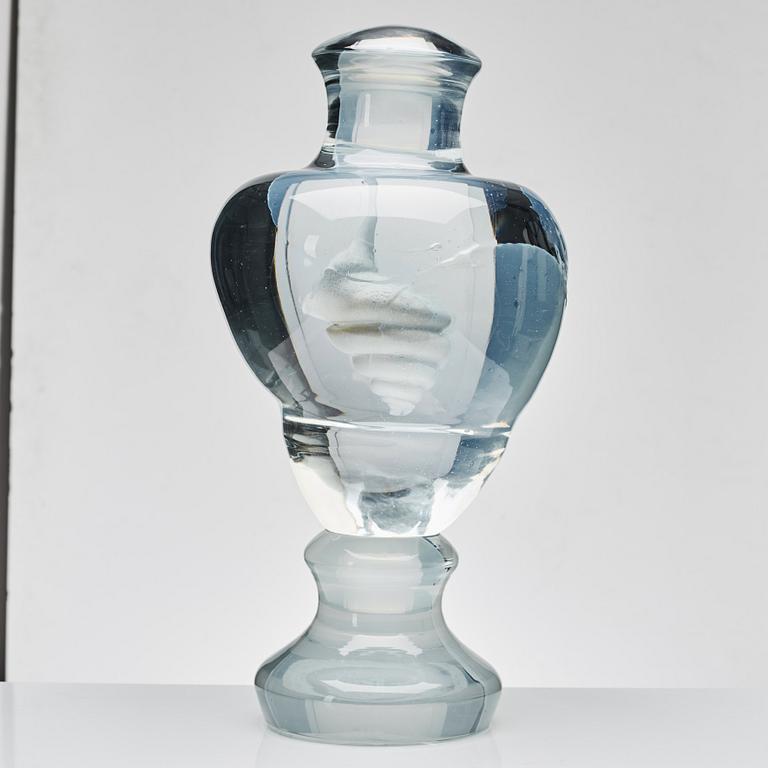 Gunilla Kihlgren, and Pino Signoretto, a glass sculpture, Murano, Italy 2003.