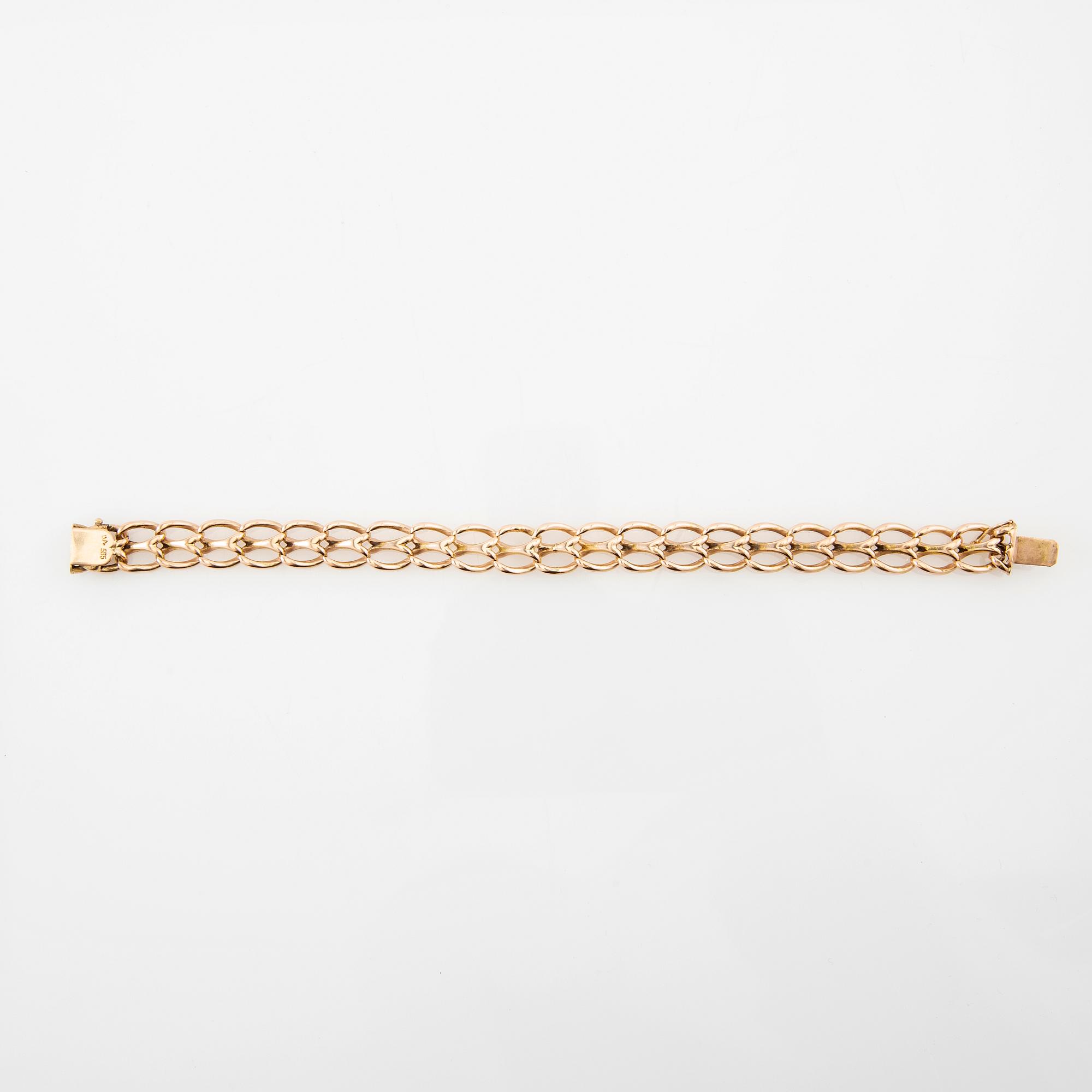 Bracelet 14K gold.