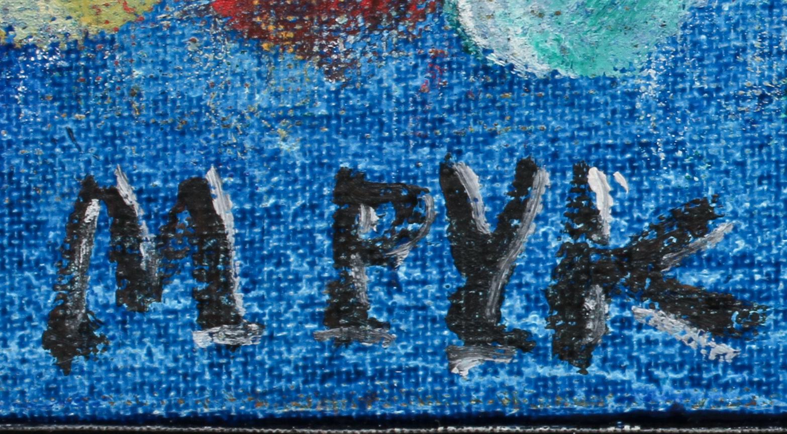 MADELEINE PYK, olja på duk, signerad.