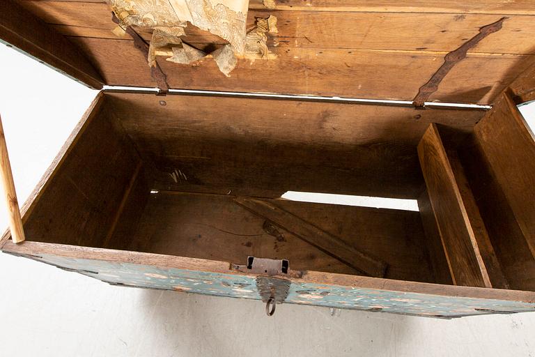 A Swedish painted coffin dated 1835.