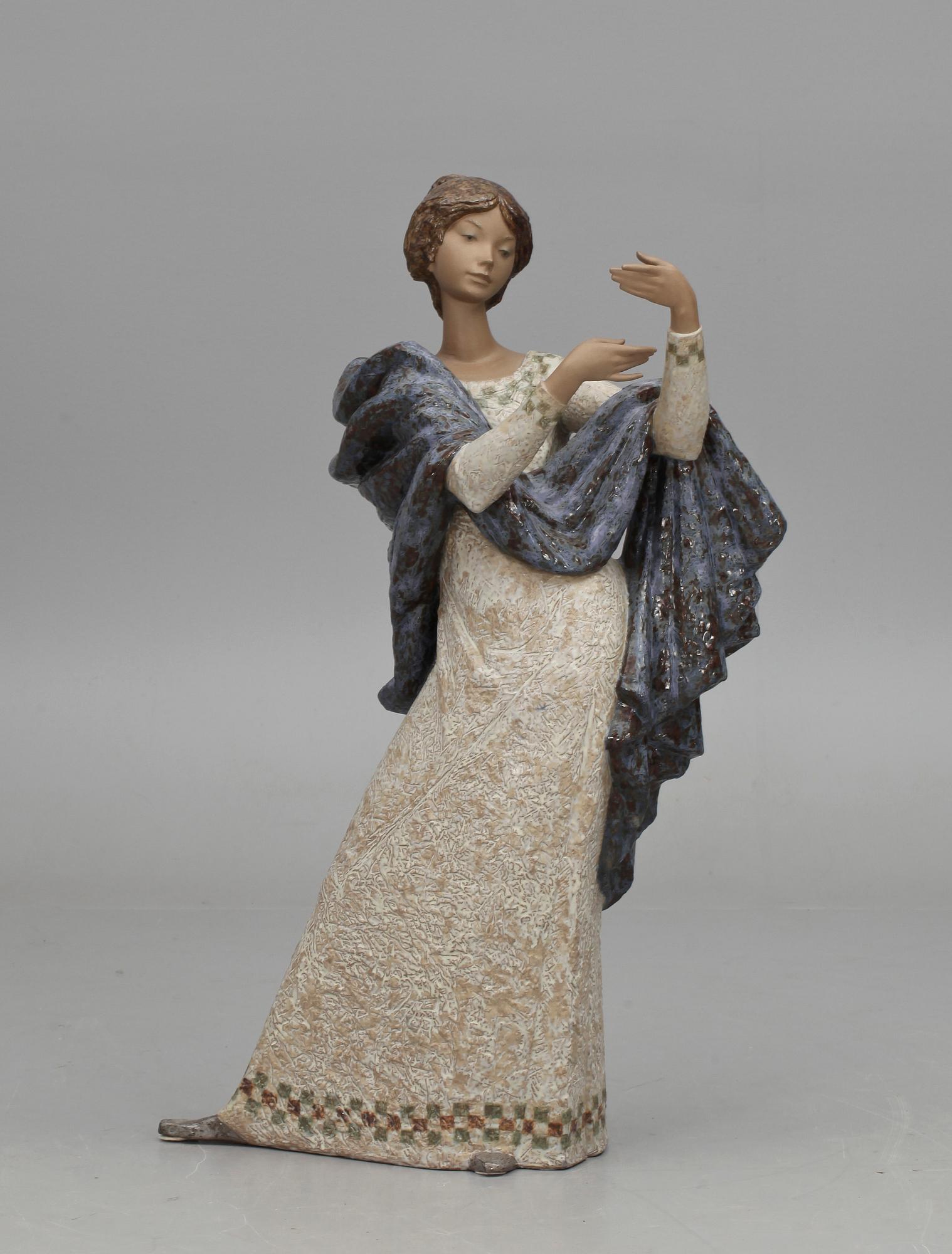 SKULPTUR, stengods, Lladro, 1900-talets andra hälft.