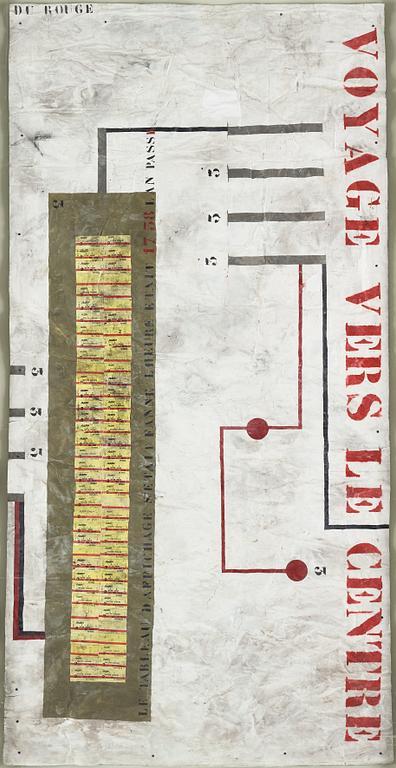 CAROUSCHKA STREIJFFERT, mixed media and collage on cardboard.