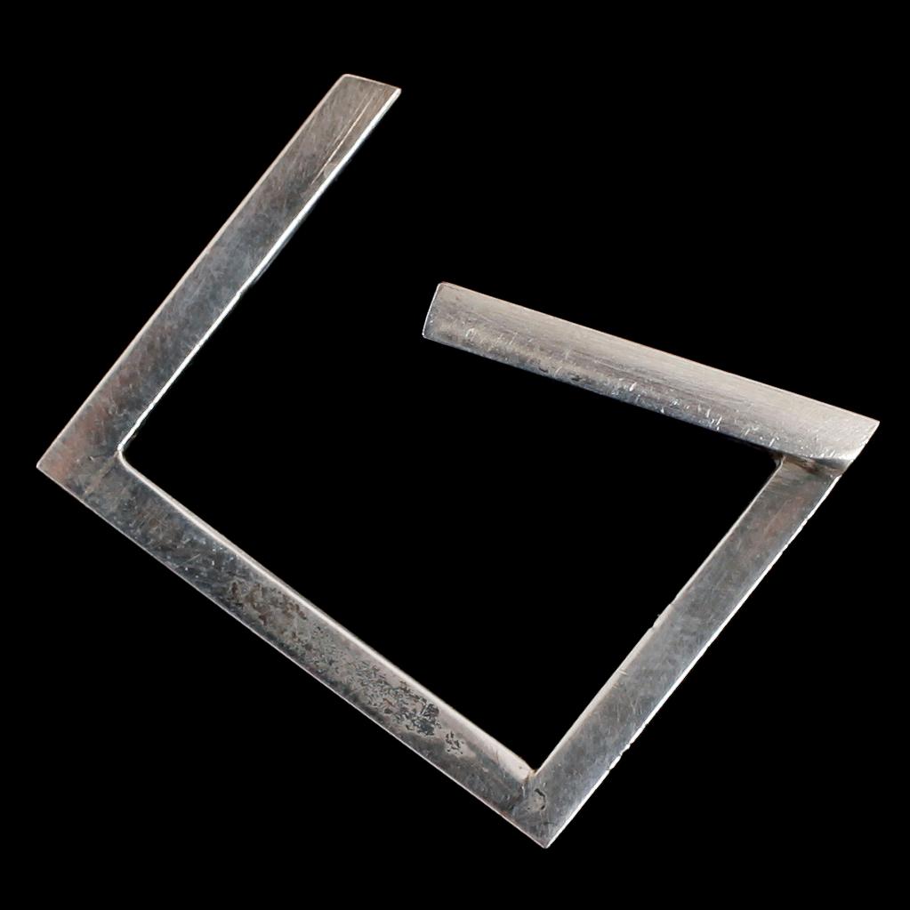 RING, silver, Rey Urban, 1985. Vikt ca 6 gram.