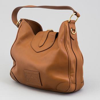 A leather handbag by Ralph Lauren.