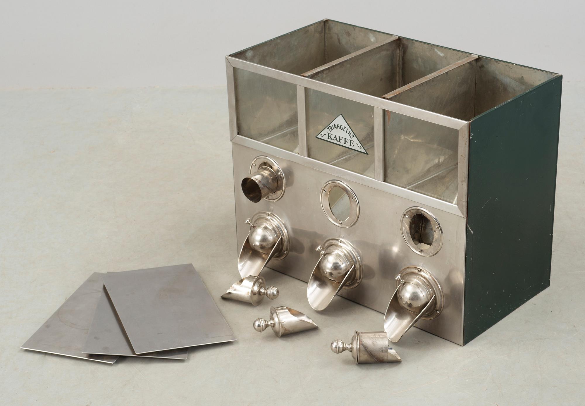 KAFFEAUTOMAT, Triangelkaffe, 1900-talets mitt.