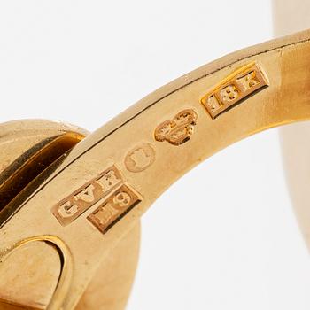 A pair of 18K gold cufflinks, Stockholm, 1962.