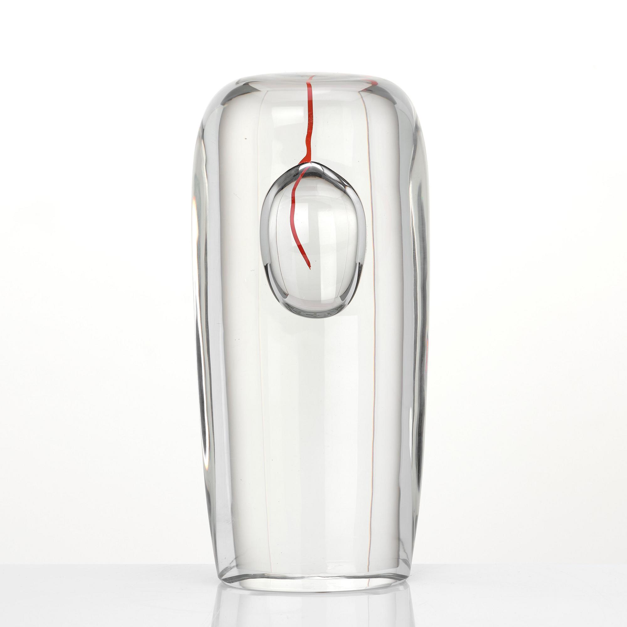 Bengt Edenfalk, a unique glass sculpture, Kosta Boda, Sweden.