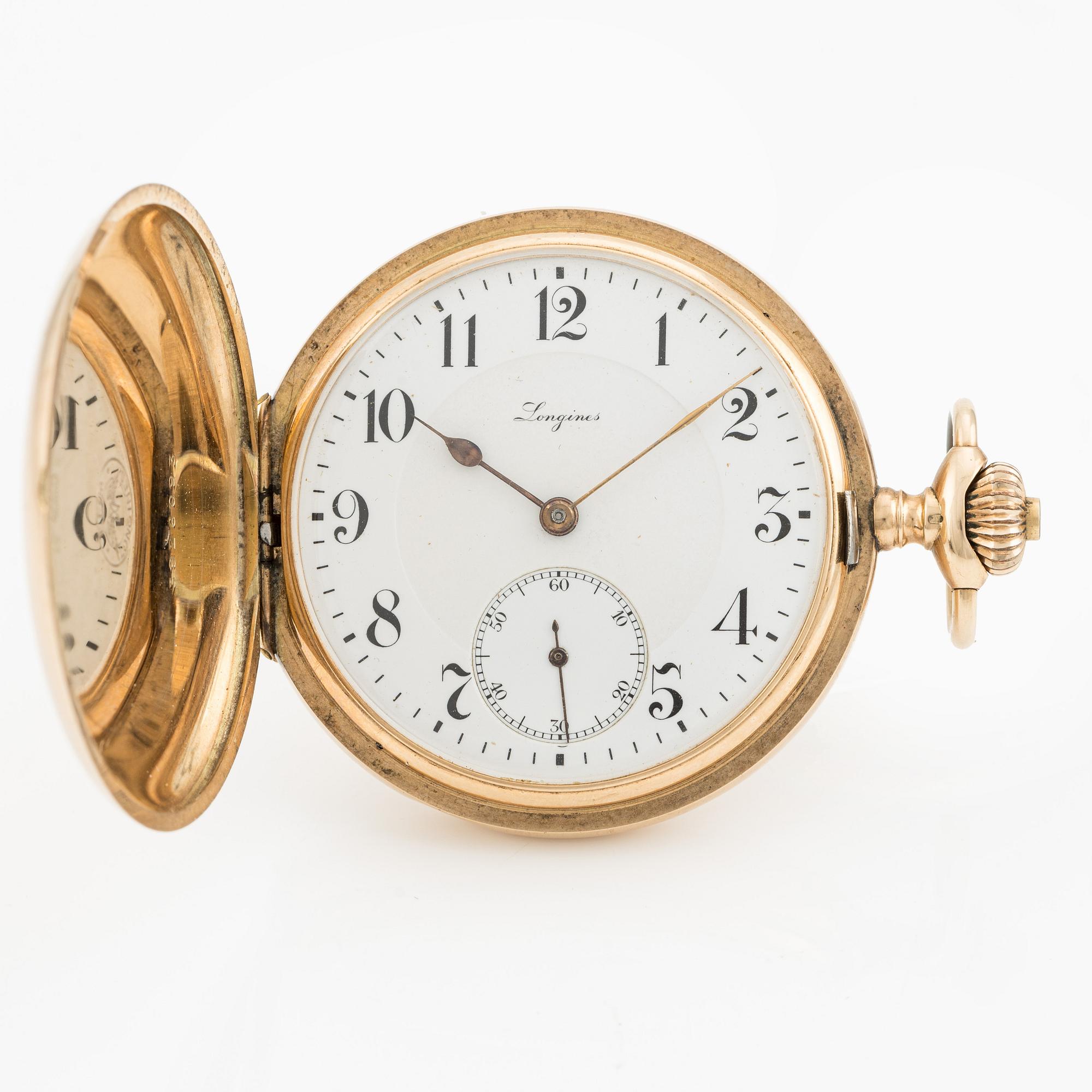 Longines, fickur, savonett, 49 mm.