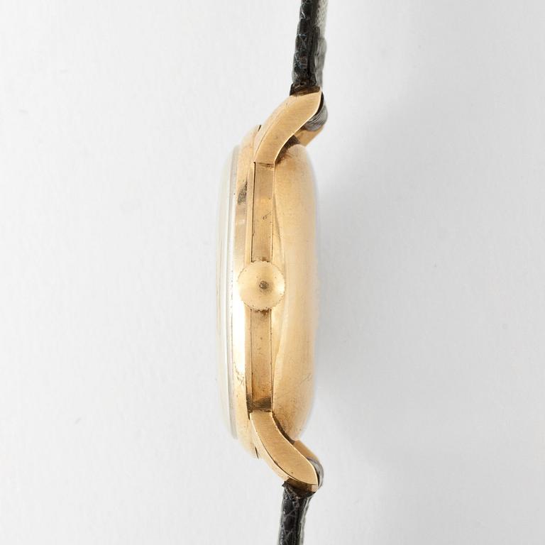 IWC - Automatic. Automatic. Gold / leather strap. 1950's. 34mm.