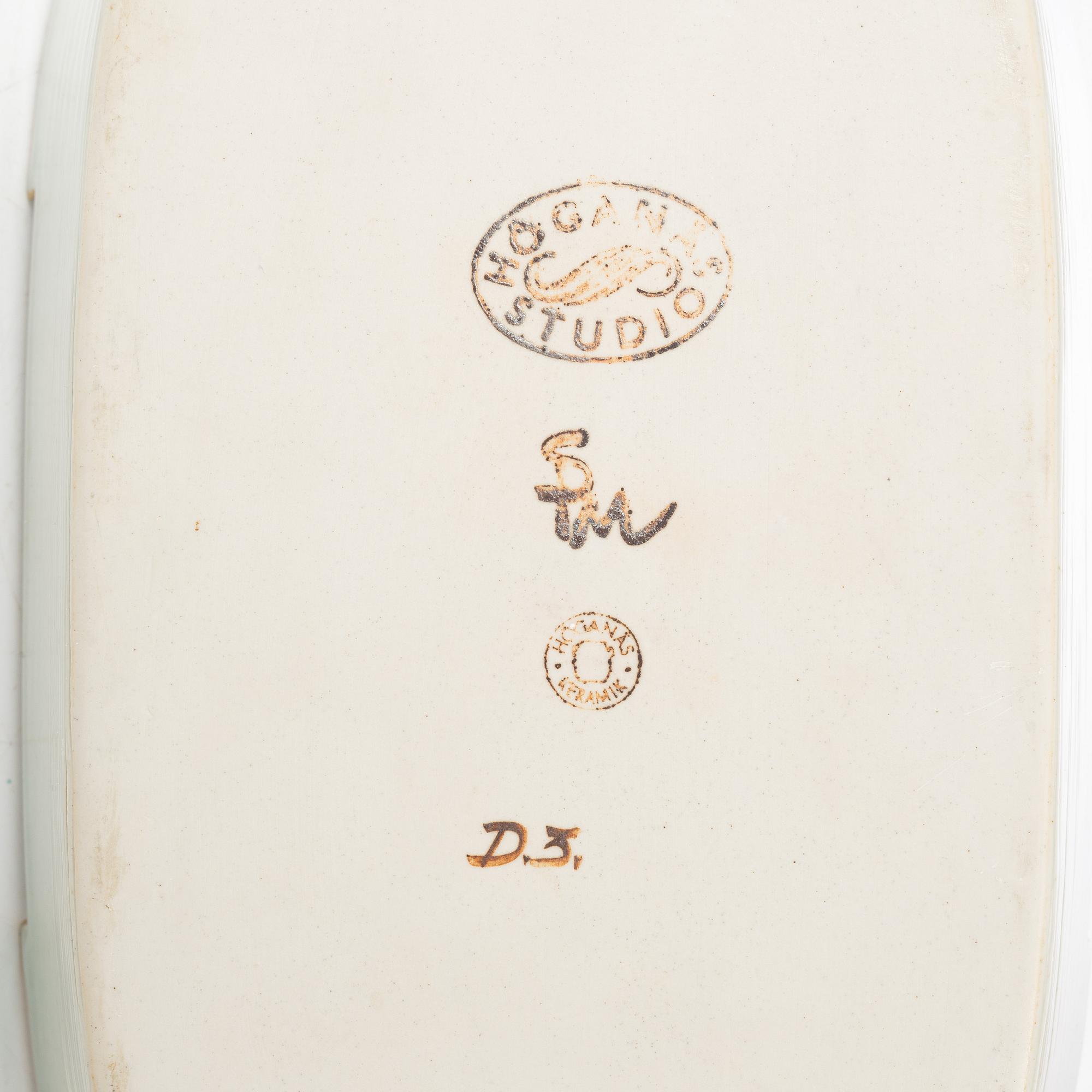 Signe Persson-Melin, jardinjär, "Barca", Höganäs Studio .