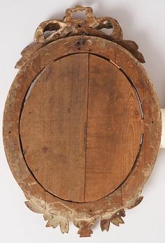 Spegellampetter, ett par, för två ljus, av Jonas Frisk (spegelfabrikör i Stockholm 1805-1824), Sengustavianska.