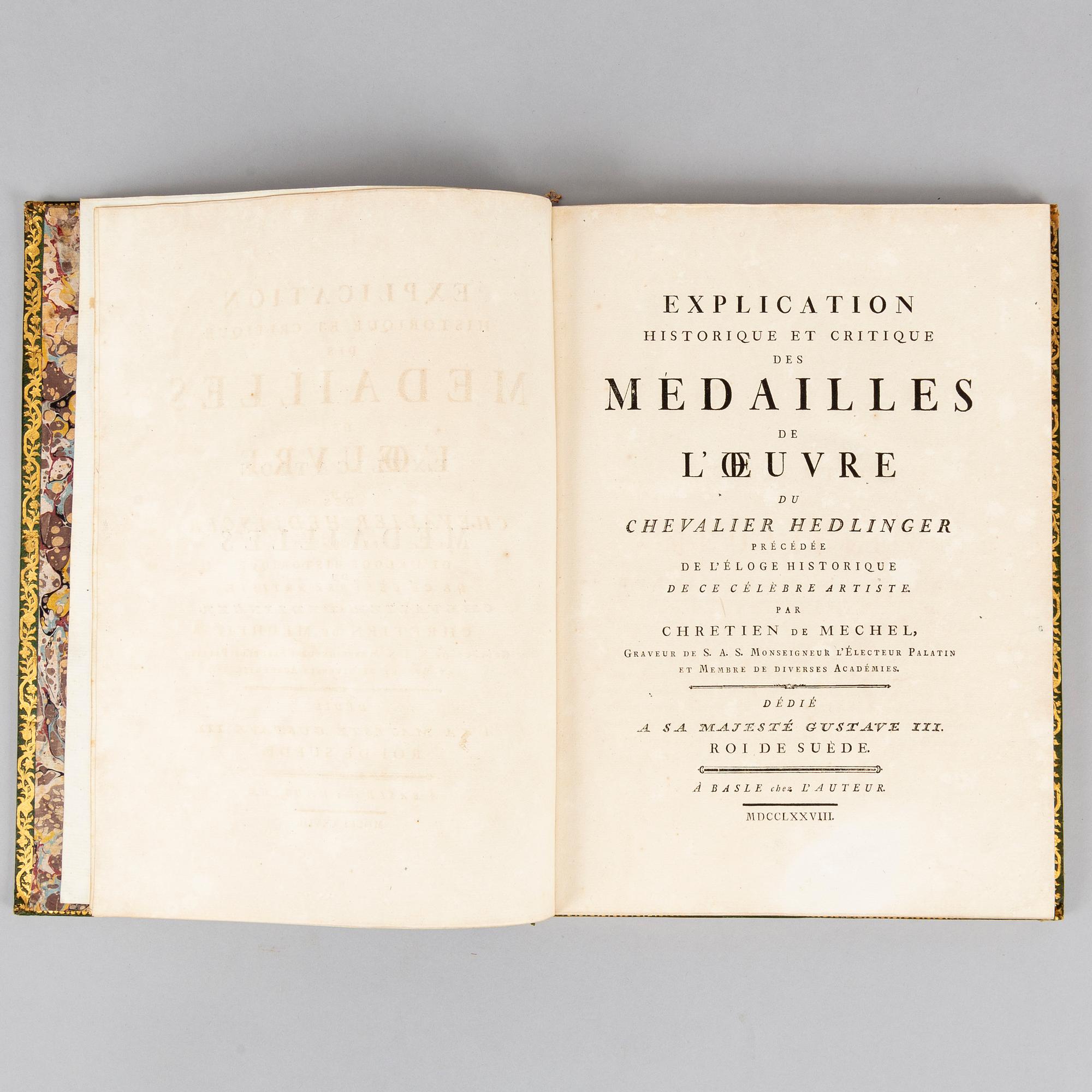 With 40 engraved plates of medals, 1776-78. (2 vol).