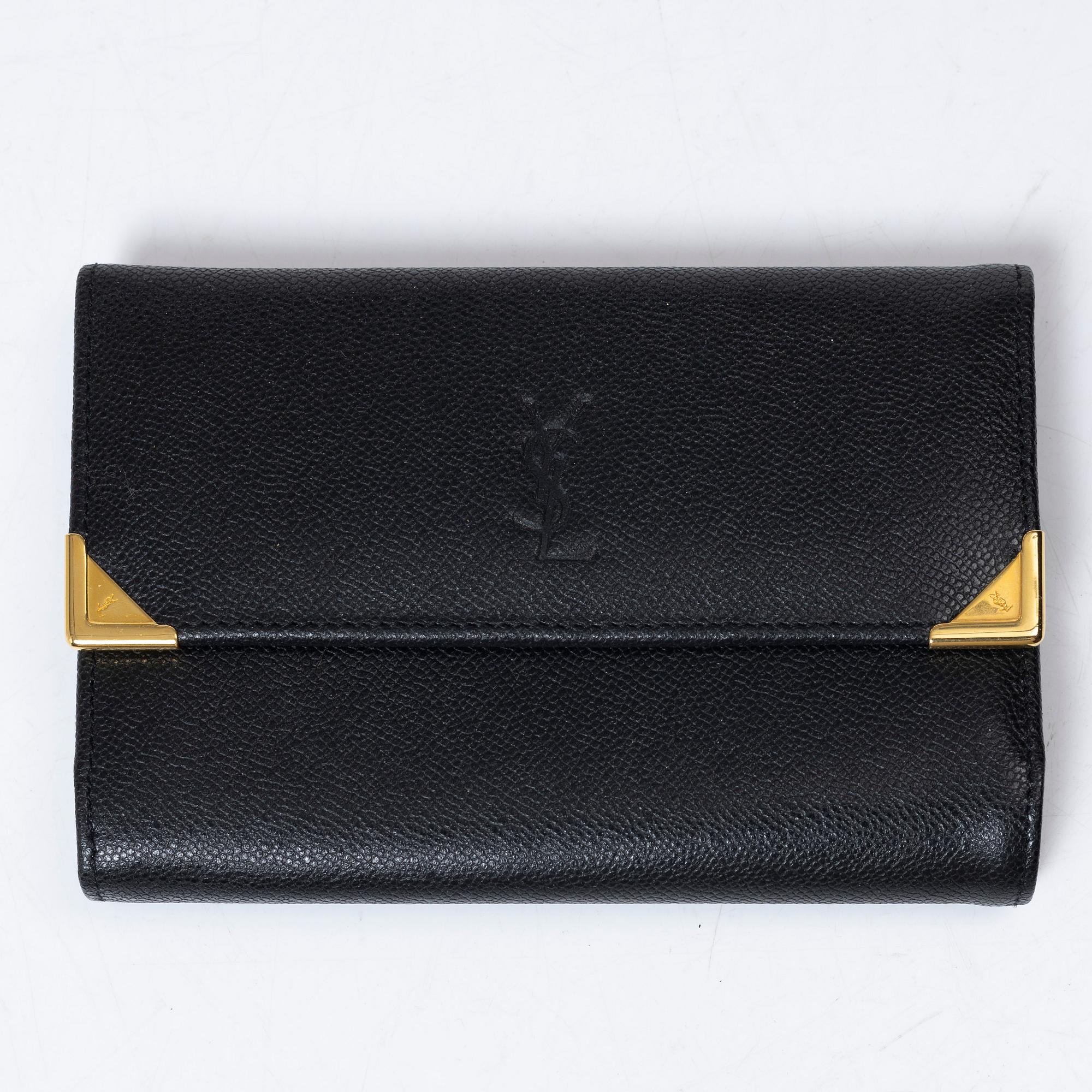 Yves Saint Laurent, wallet, "Porte Monnaire Femme", vintage.