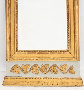 A Gustavian Mirror, late 18th Century.