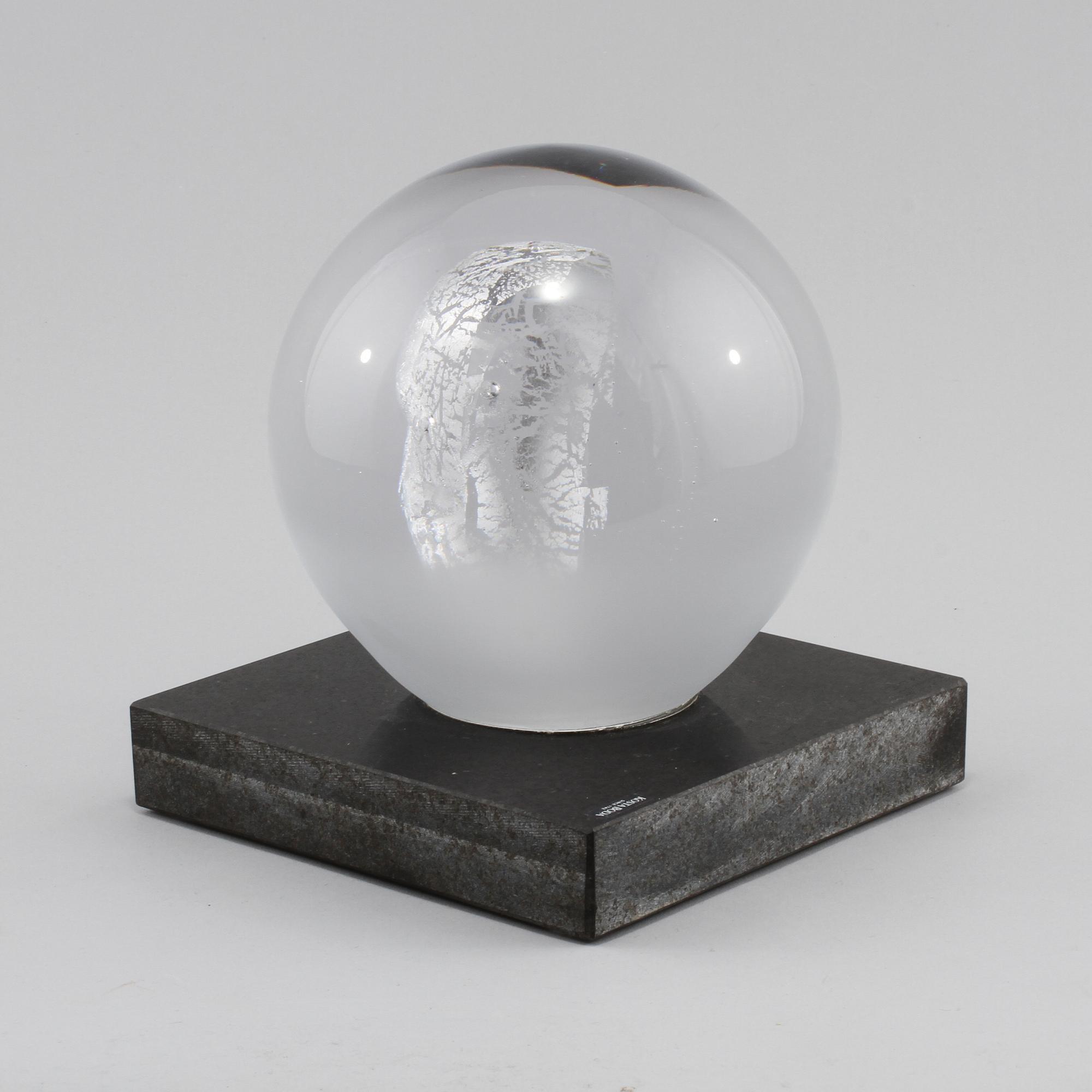 SKULPTUR, glas, Bertil Vallien, Kosta Boda, sent 1900-tal.