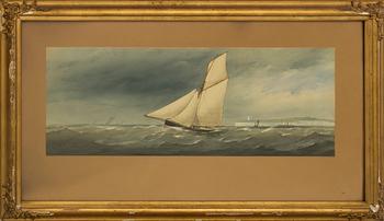 HENRY E. TOZER, watercolour, signed and dated -81 (1881). - Bukowskis