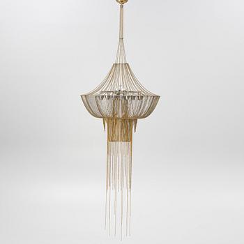 Adam Hoets & Sian Eliot, taklampa, "Flower of Life", Willow Lamp, Sydafrika, samtida.