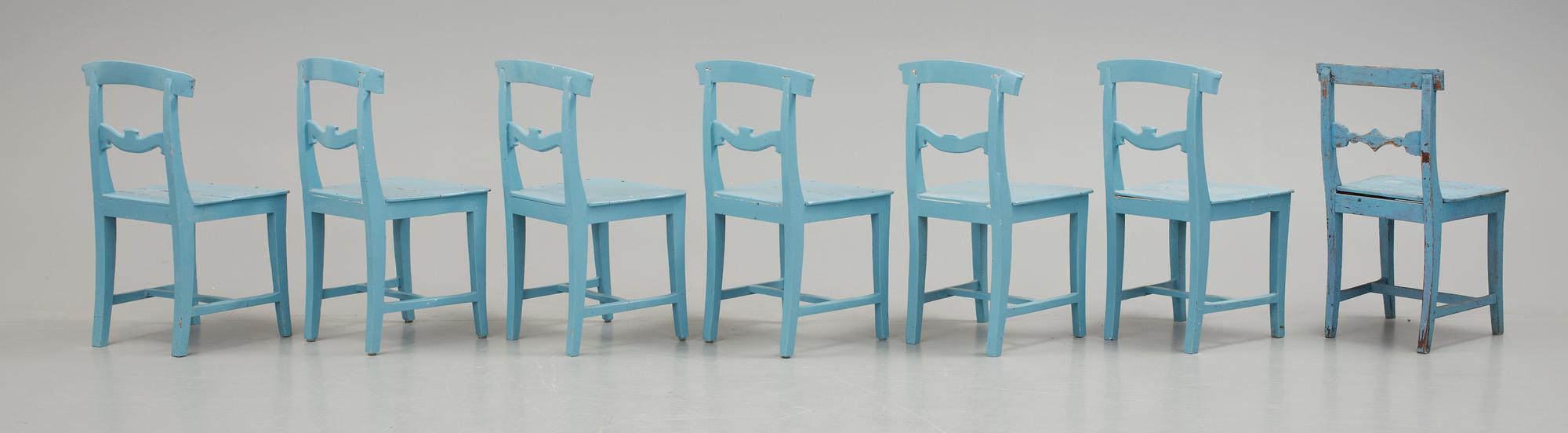 STOLAR, 6+1 st, allmoge, 1800-tal.