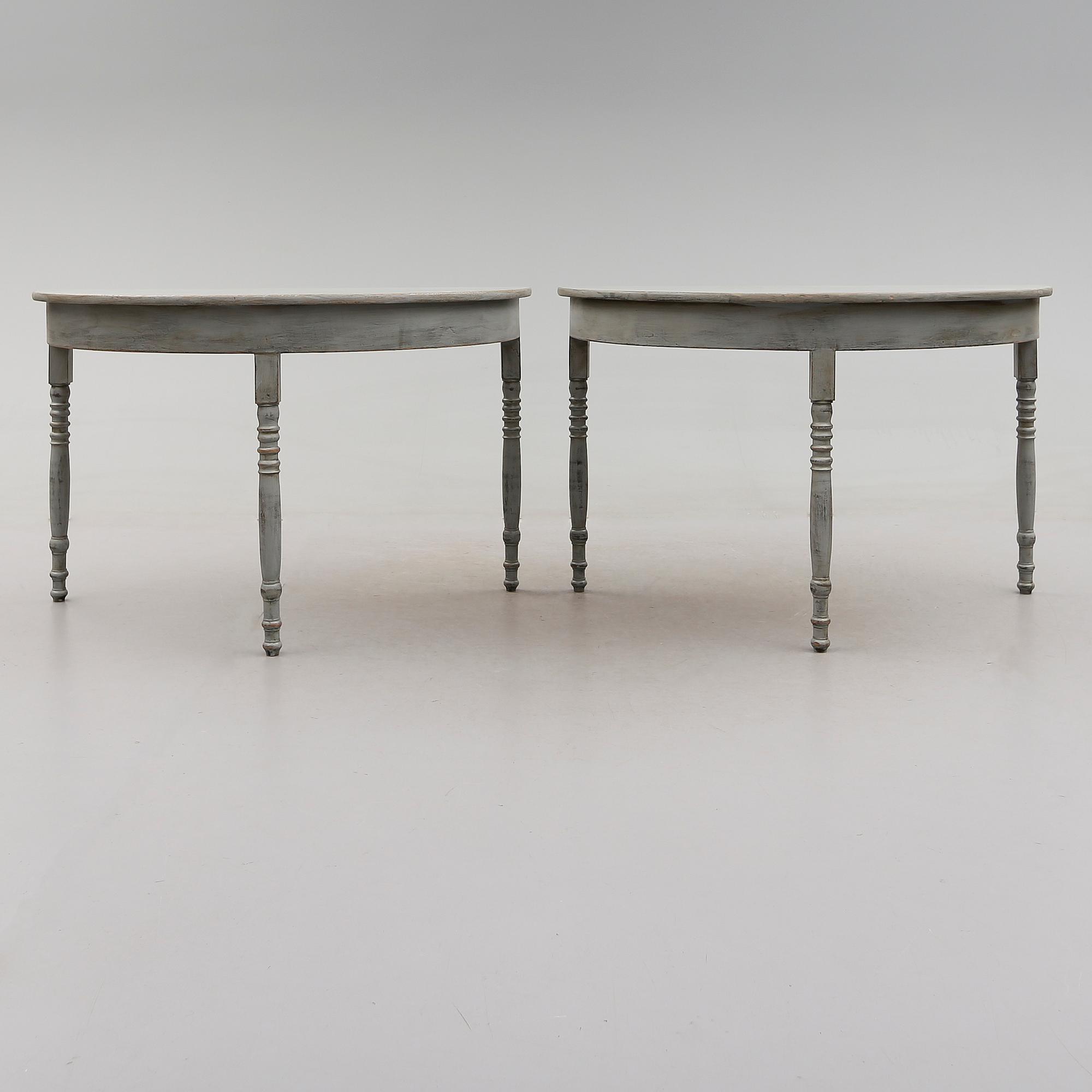 VÄGGBORD, 1 par, 1800-talets andra hälft.
