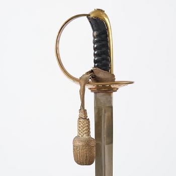 Sabel, svensk, m/1893 för kavalleriet, med balja.