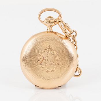Halda Fickurfabrik, pocket watch, hunter, 52 mm.