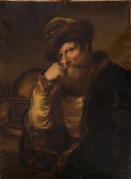 Ferdinand Bol, kopia efter, troligen 1800-tal, Portrait of a Scholar.