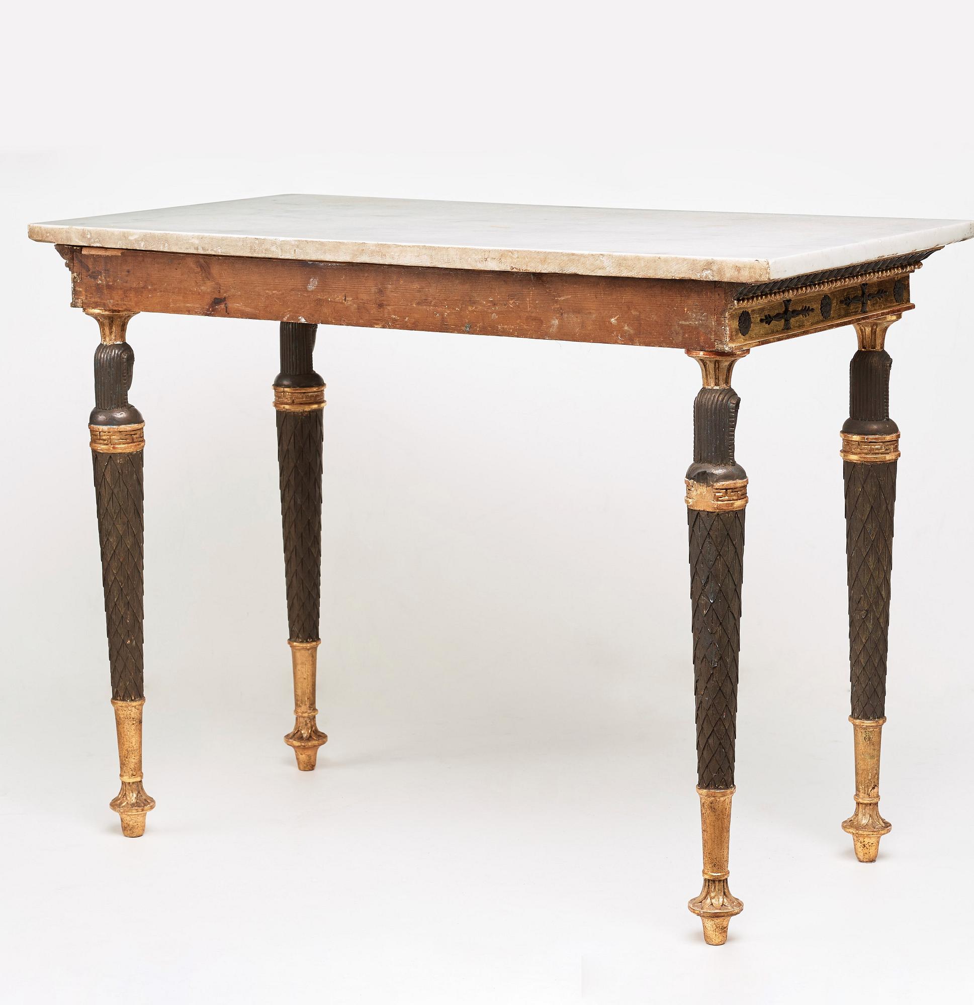 KONSOLBORD, sengustavianskt stockholmsarbete, 1800-talets början.
