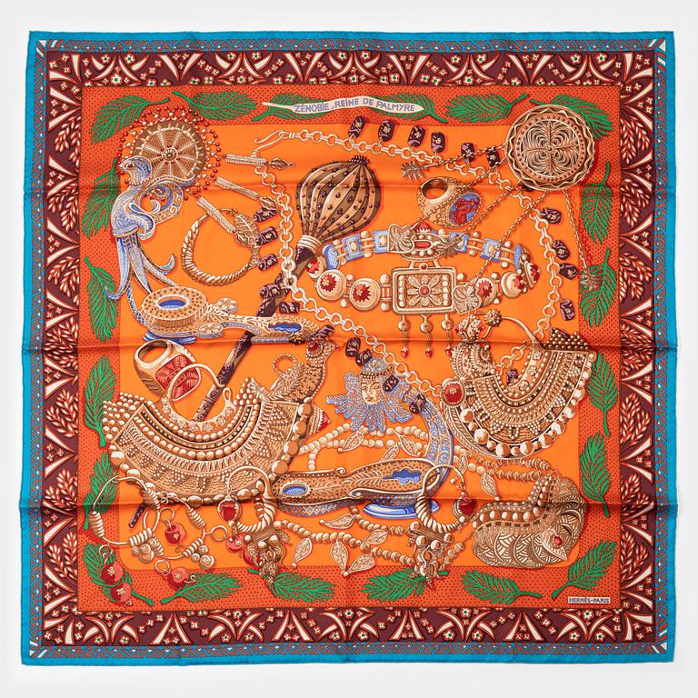 Hermès, scarf, "Zénobie, Reine de Palmyre".