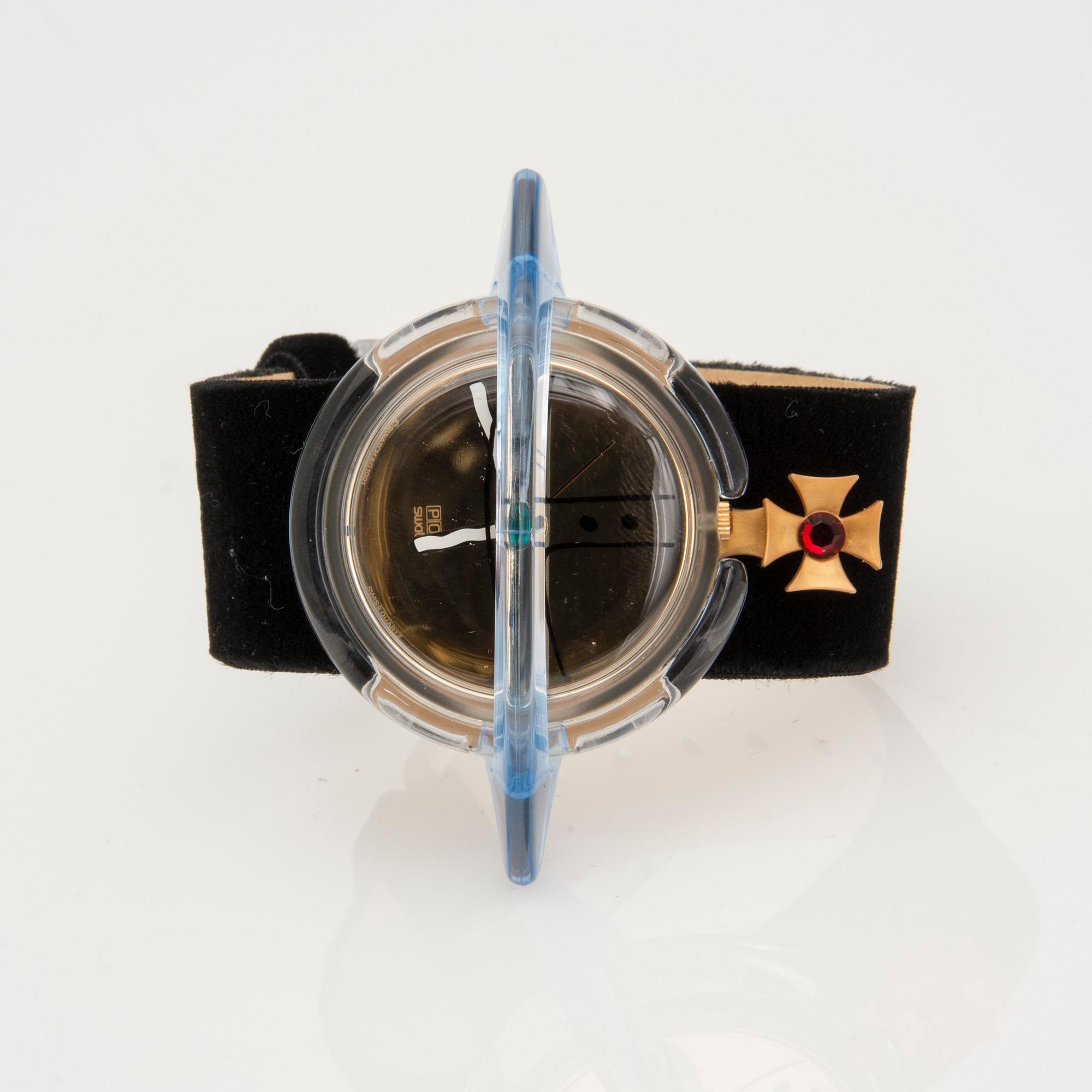 ARMBANDSUR, 2 st. Vivienne Westwood Pop Swatch, Egg Dream Watch.