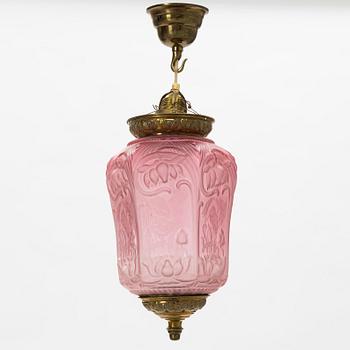 Månskensampel, jugend, omkring år 1900.