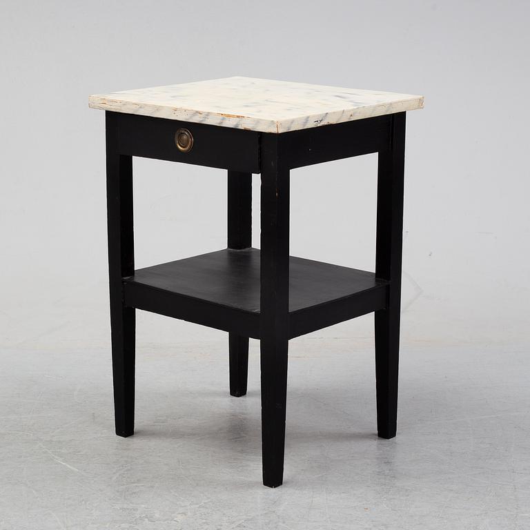 A painted sidetable, mid 20th Century.
