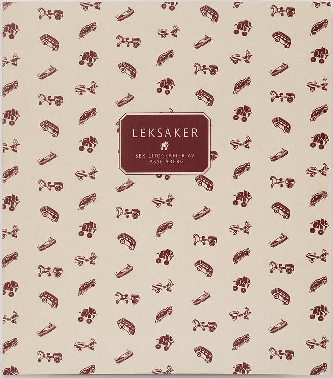 LASSE ÅBERG, portfolio with 6 lithographs in colour, signed 265/290.