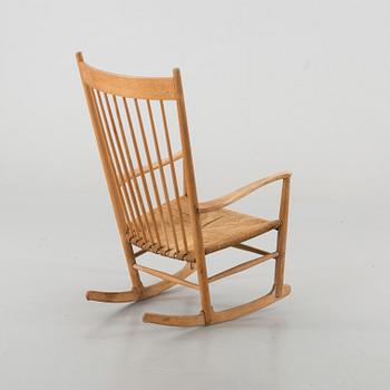 HANS J. WEGNER, gungstol, "J16", F.D.B. Møbler, Danmark.