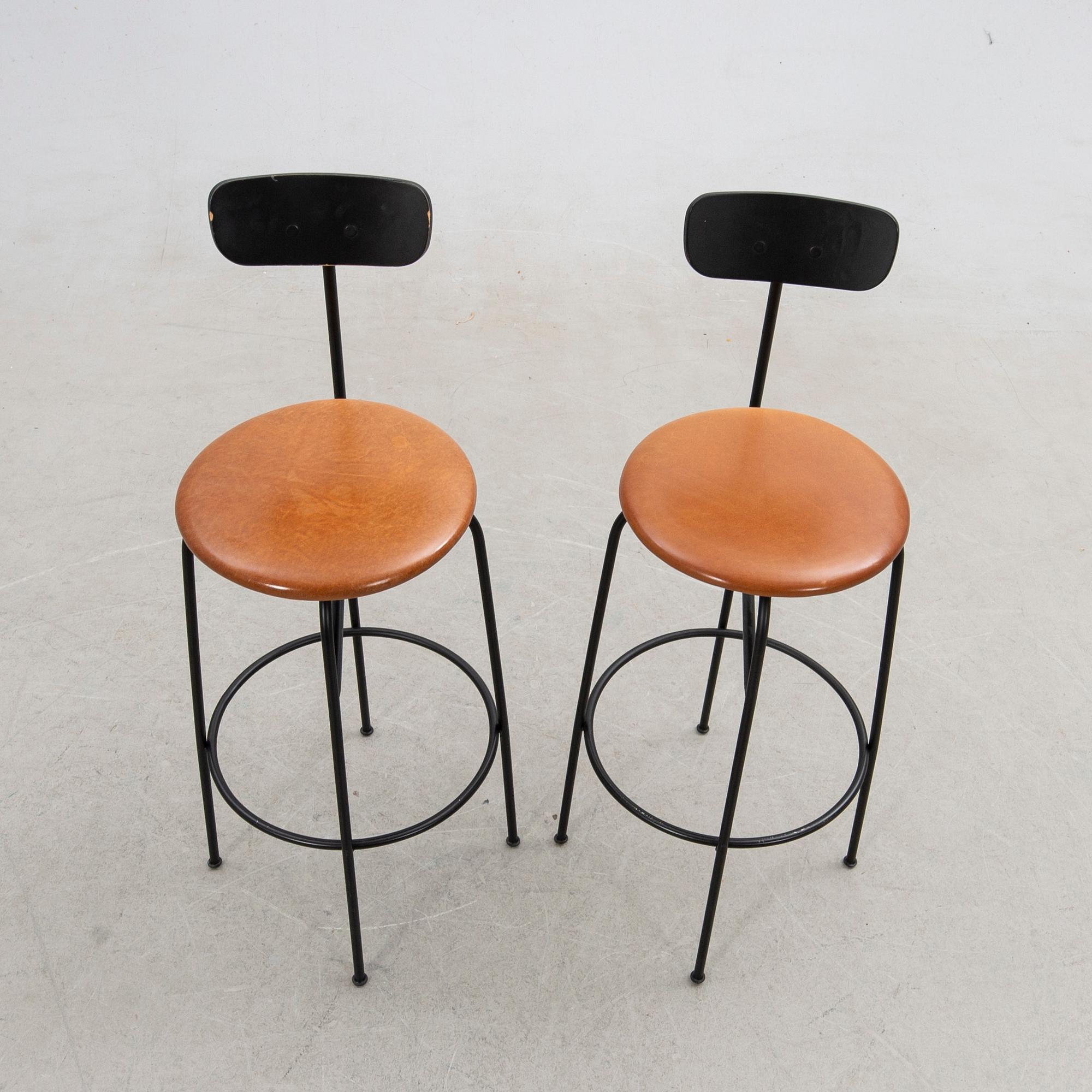 Afteroom, barstolar, ett par, "Counter Chair" Audo, Danmark.