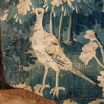 A TAPESTRY, tapestry weave, "A Verdure", ca 179 x 297,5 cm, Flanders 17th century.
