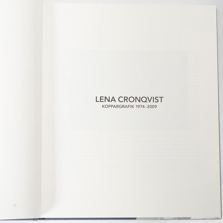 Lena Cronqvist, Catalogue raisonné, “Copper Plate Prints 1974–2009”, with “Stilleben I”, etching, signed and numbered 19/25.