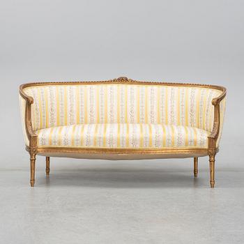 A set of Louis XVI style lounge furniture from Nordiska Kompaniet. First half of the 20th Century.