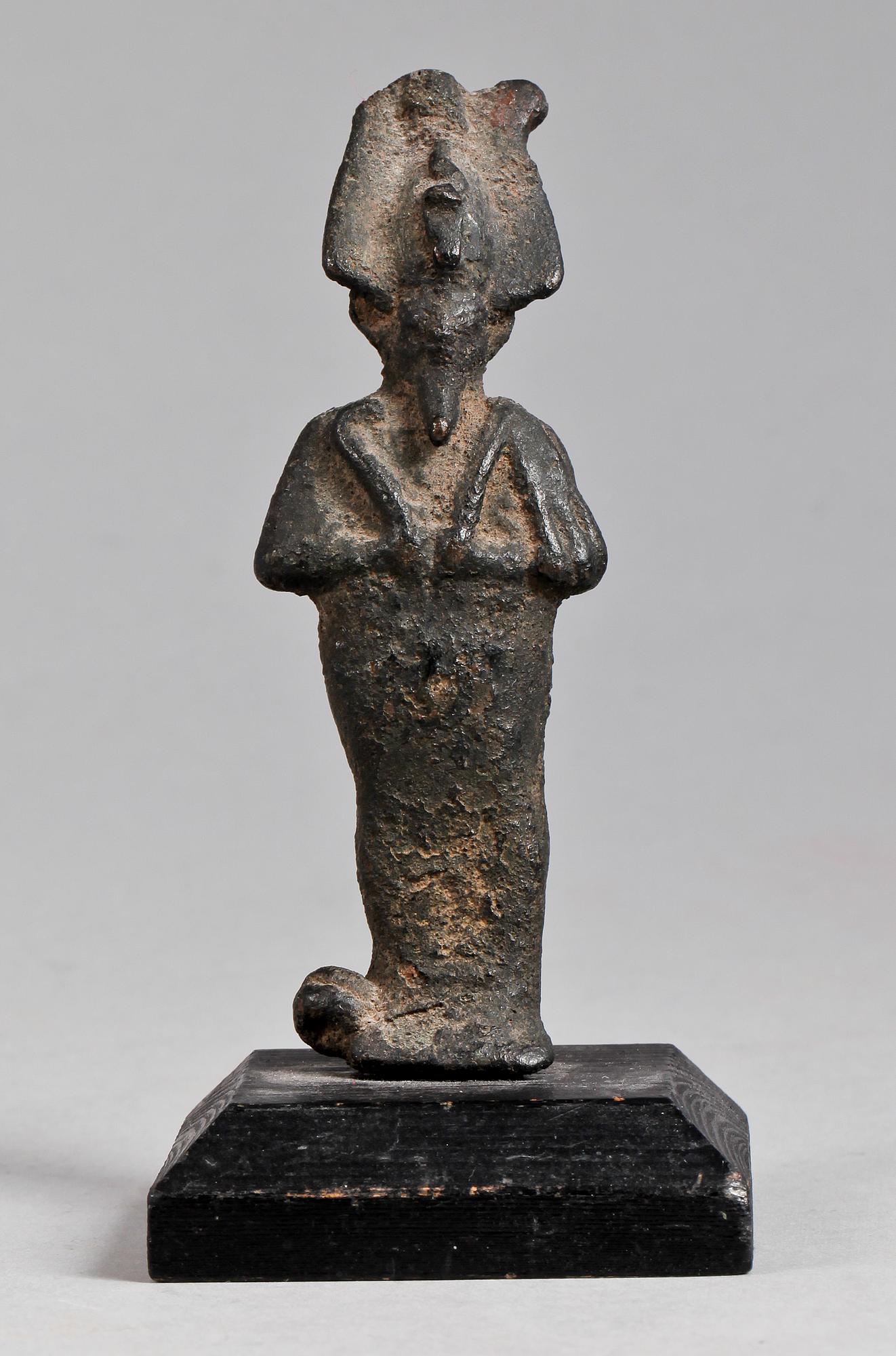 GUDOM, brons, Egypten sentid ca 664-331 f Kr.