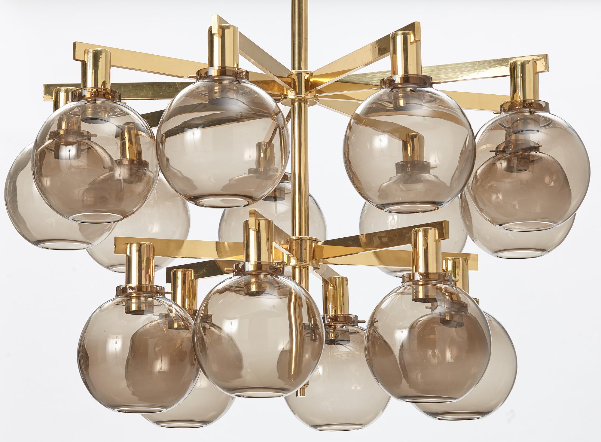 Hans-Agne Jacobsson, a model 'T348/15' ceiling light, Markaryd, Sweden.