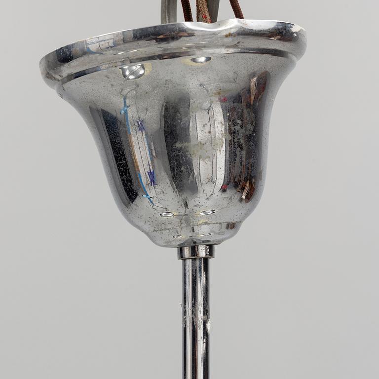 An Art Deco ceiling lamp, 1930s.
