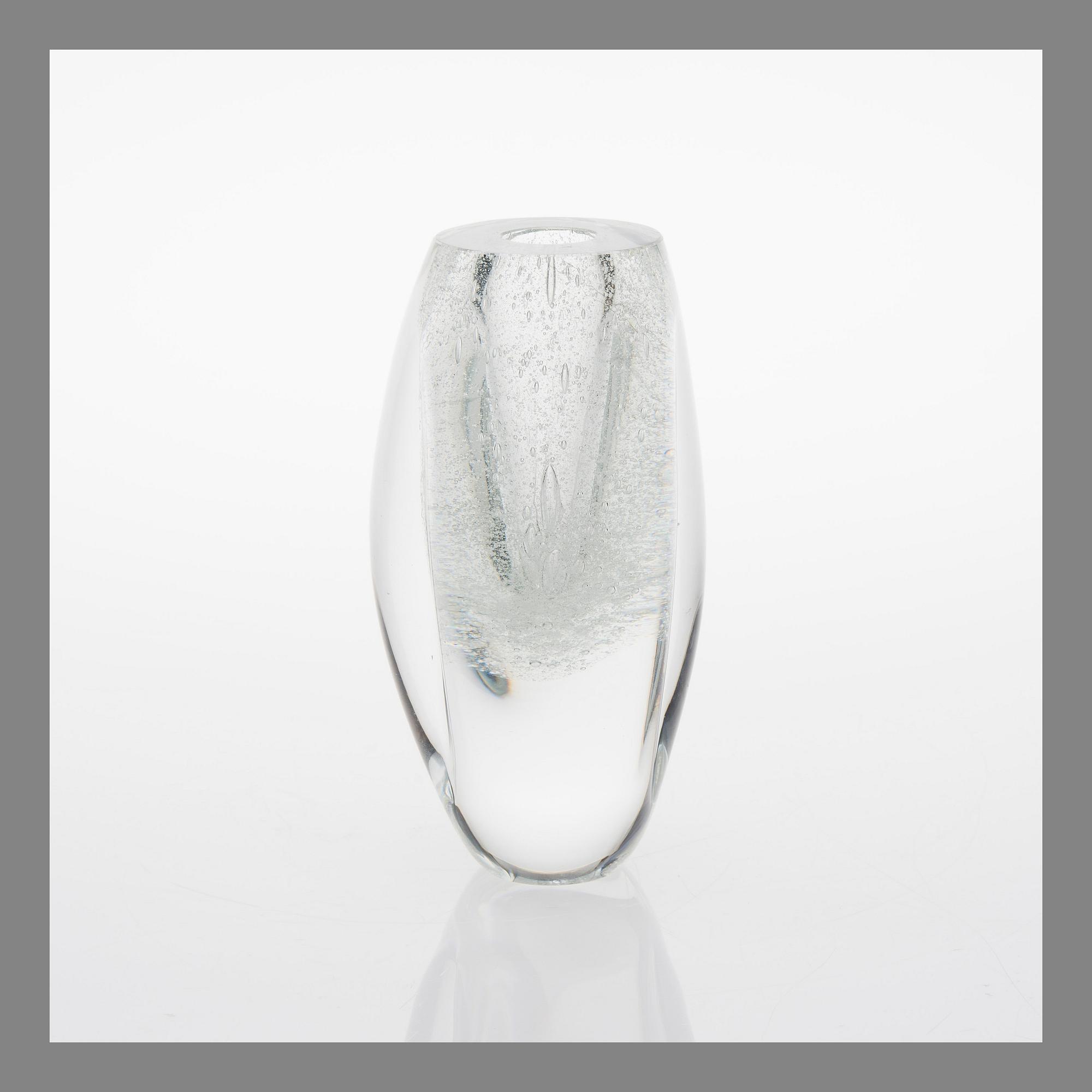 TIMO SARPANEVA, GLASSKULPTUR. Claritas. Sign. Timo Sarpaneva, Iittala 1984, C1751.
