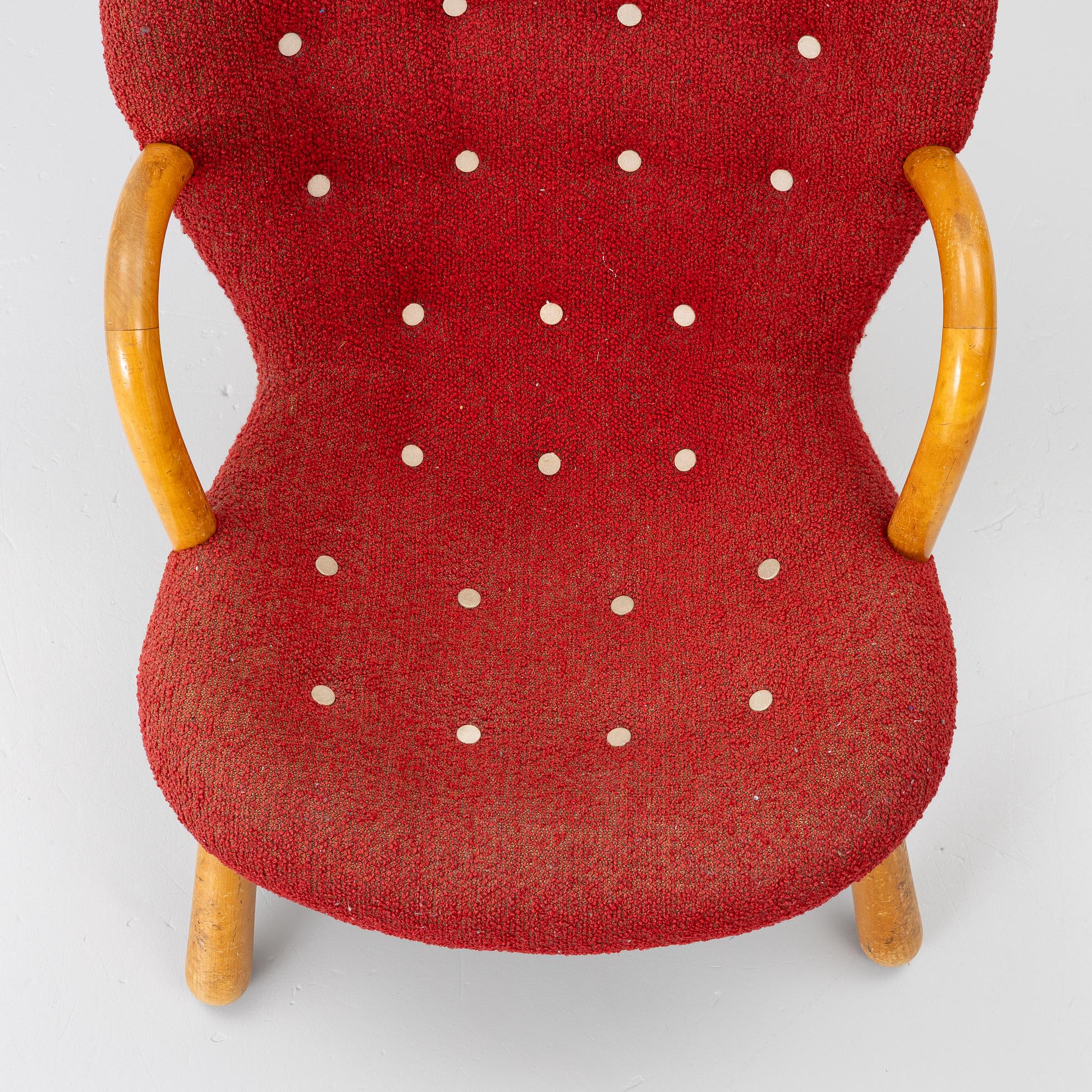 Scandinavian Modern, fåtölj, Musling/Clam Chair, 1940/50-tal.