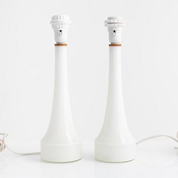 Bordslampor, ett par, Bergboms, 1900-talets andra hälft.